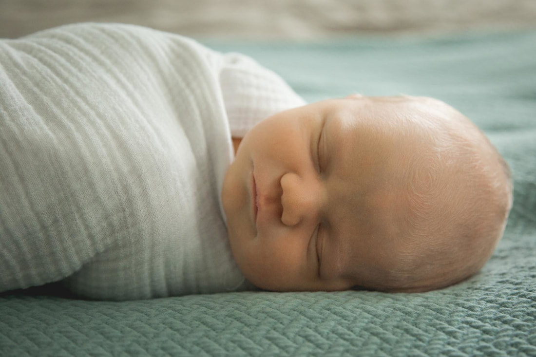 sleeping baby boy during newborn photography session in mount pleasant sc
