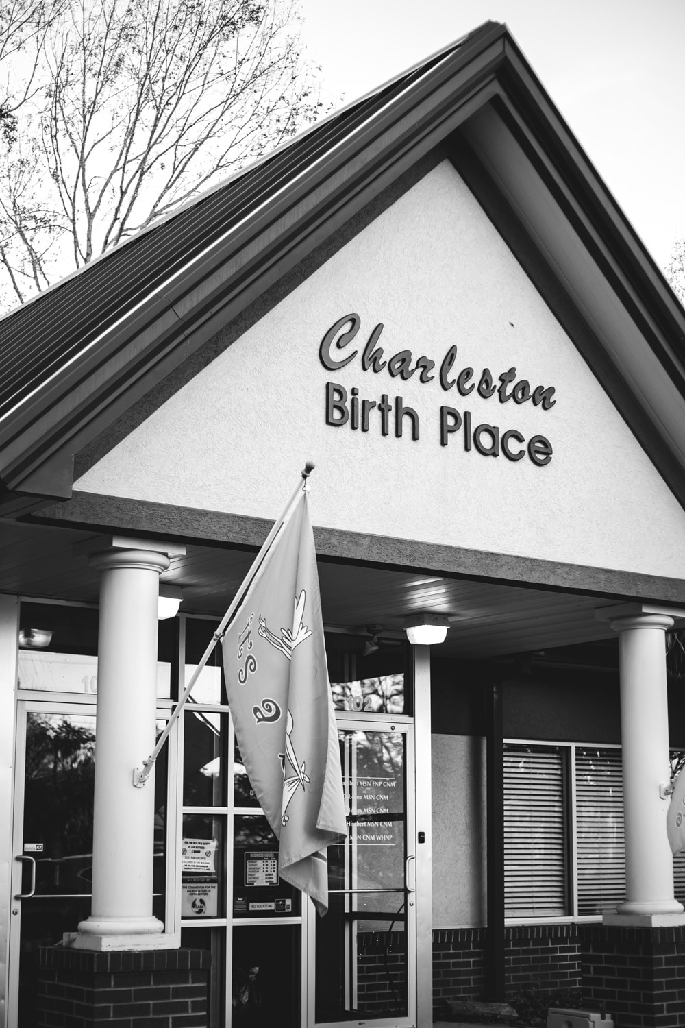 outside photo of charleston birth place